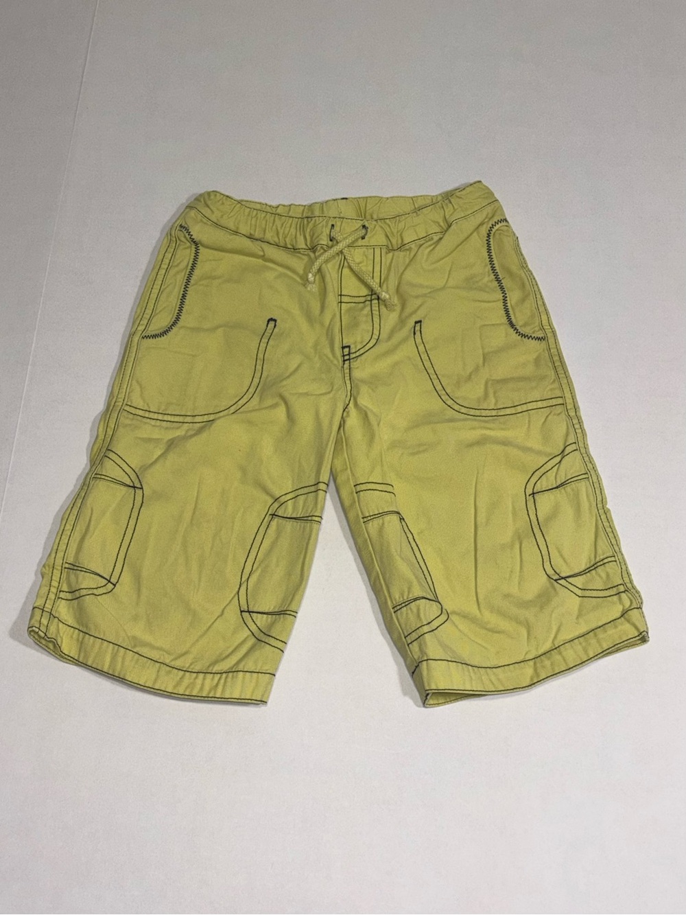 Hanna Andersson Boys Cargo Shorts Green Size 110 (size 5) 100% Cotton